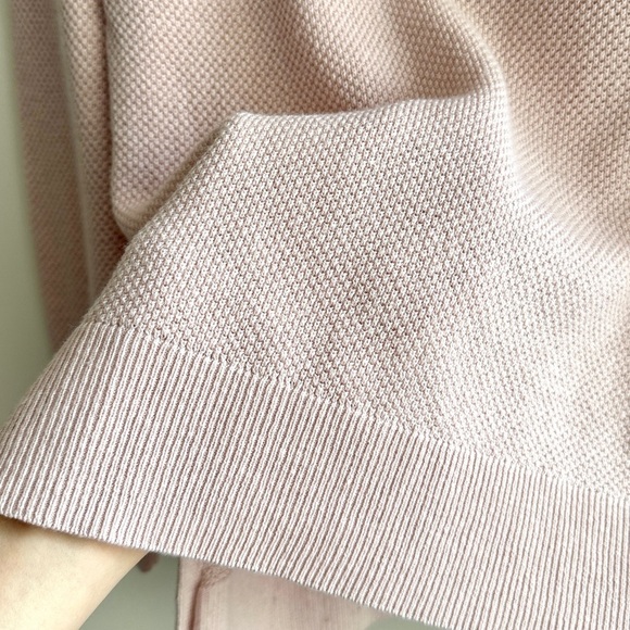 GAP Blush Pink V-Neck Women's Sweater, High-Low Lightweight Knit Sweater, Med - Picture 11 of 16